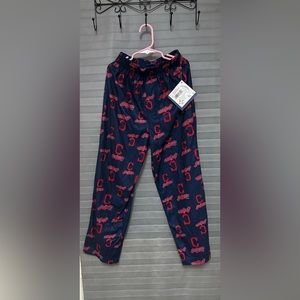 Youth Boys’ MLB Cleveland Indians Pajama Pants Size Small 8